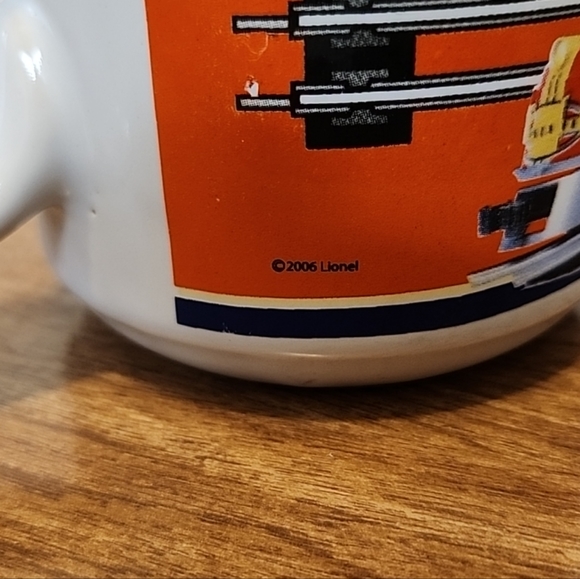 2006 Sherwood Brands LIONEL TRAINS Coffee Mugs Cups Collectible Set Of 2 - Picture 3 of 5